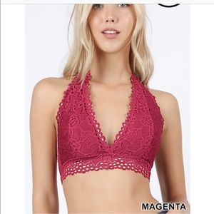 Lace Halter Bralette